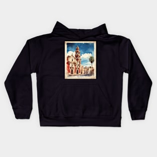 Aquismon San Luis Potosi Mexico Vintage Tourism Travel Kids Hoodie